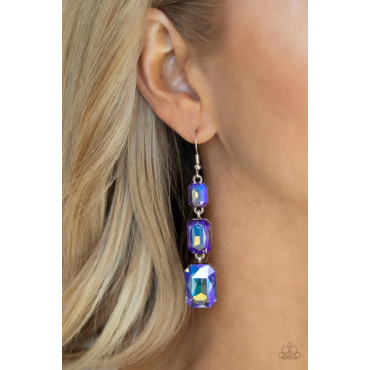 Cosmic Red Carpet - Blue Earrings